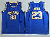 Punahou #23 Obama Blue Basketball College Jersey,baseball caps,new era cap wholesale,wholesale hats